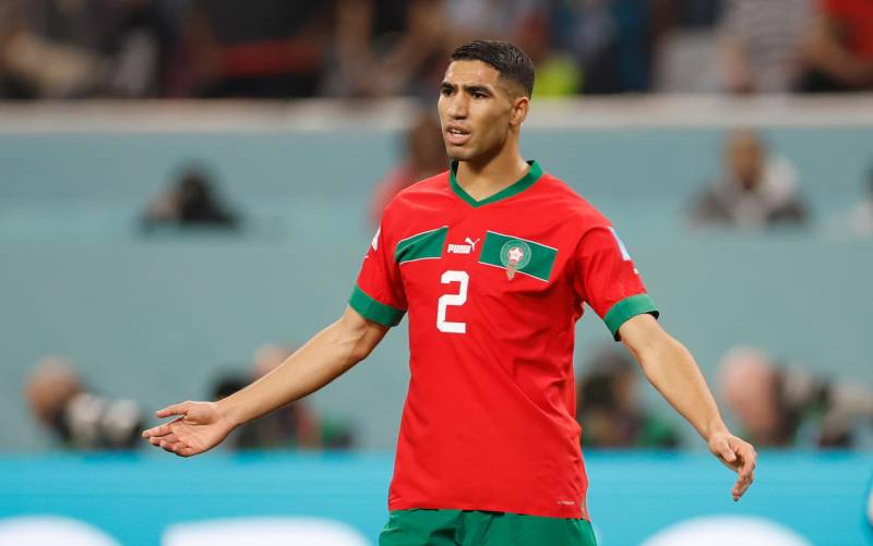 El jugador Achraf Hakimi de Marruecos en una foto de archivo. EFE/ Alberto Estevez