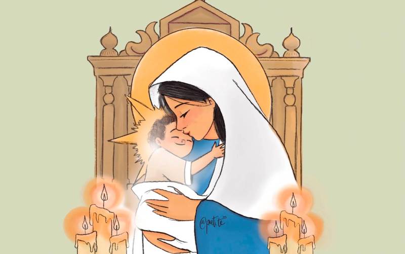 ‘La Virgen María’.