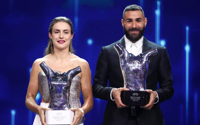 Putellas-Benzema-Ancelotti: el fútbol español acapara los premios de la UEFA