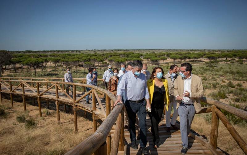 Inaugurada la ‘nueva’ Cuesta Maneli en Doñana