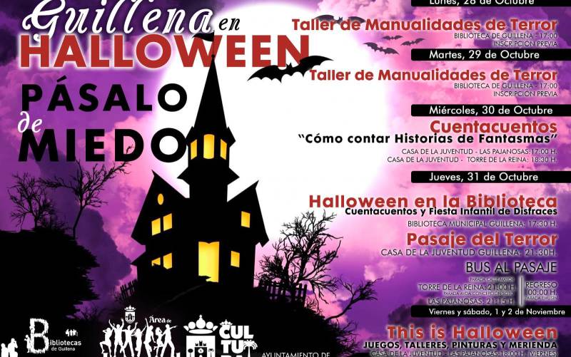 ‘Pásalo de miedo’, fiestas de Halloween en Guillena, Las Pajanosas y Torre de la Reina