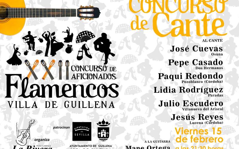 Comienza el XXII Concurso Flamenco Villa de Guillena con la participación de 77 artistas