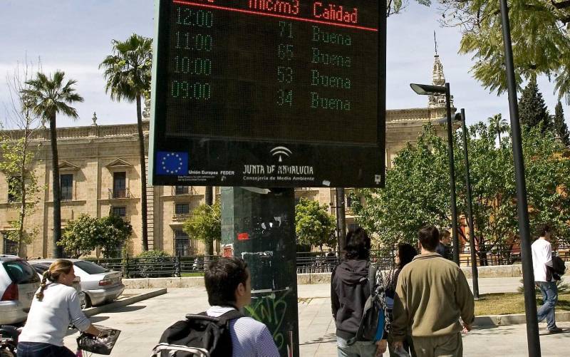 Sevilla, entre las tres ciudades con el aire más contaminado de España
