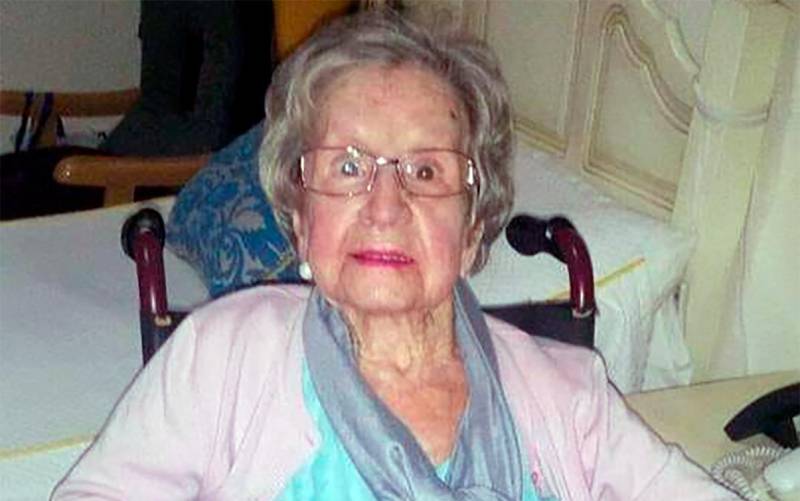 Victoria Hidalgo, la anciana de cerca de 104 años que ha podido superar el coronavirus en la residencia de Utrera