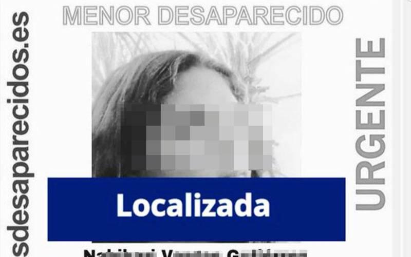 Localizan a la niña desaparecida en Málaga después de cuatro días