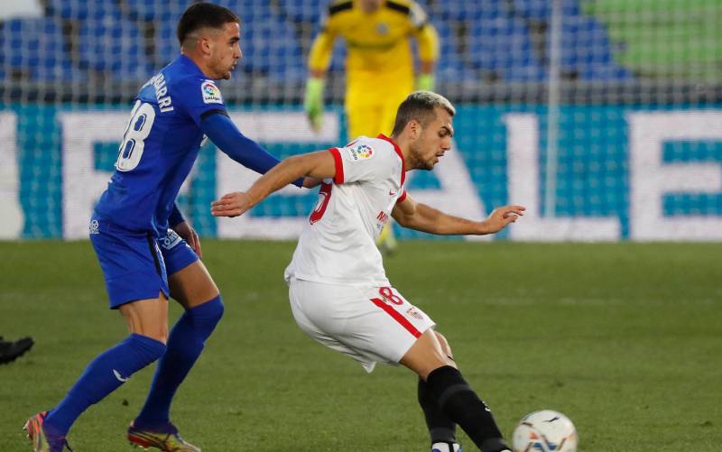El defensa del Getafe hizo de delantero sevillista (0-1)