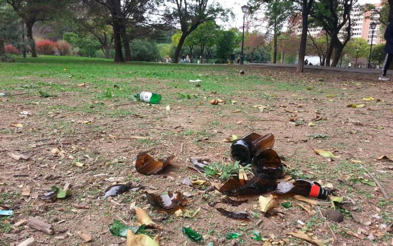 El «vandalismo de borrachera» azota el Parque de Los Príncipes