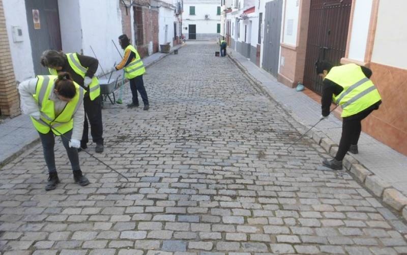 Comienzan las obras del PER 2018 para la mejora en calles de Guillena