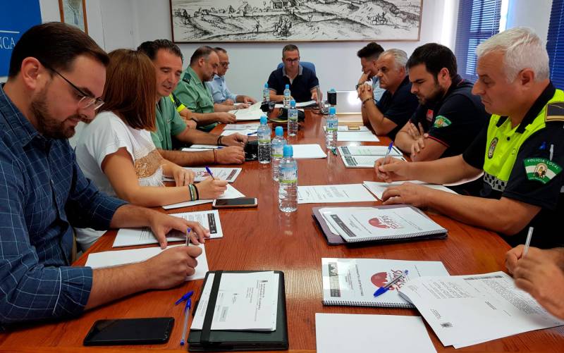 Reunión de la Junta Local de Seguridad de Los Palacios y Villafranca. / El Correo