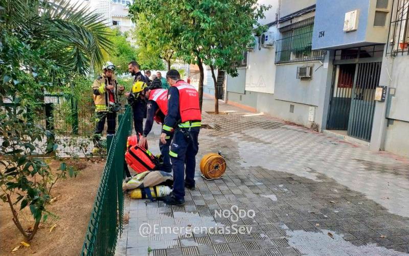 Fallece una mujer en un incendio en el Polígono San Pablo