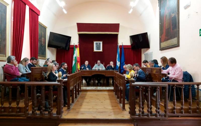  Imagen de archivo del pleno del Ayuntamiento de Carmona. / El Correo