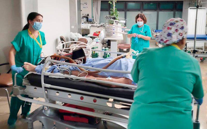 Siguen aumentando los ingresos por covid en los hospitales andaluces