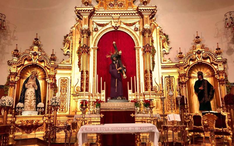 El Señor de Sevilla en su Basílica. / M. F.
