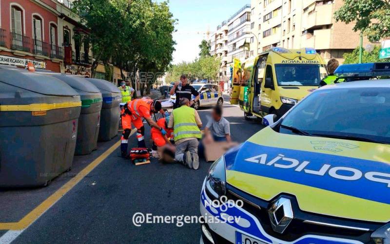 Herida grave tras ser atropellada en la calle Recaredo