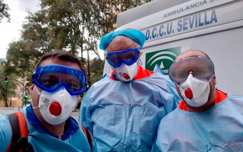 Los sanitarios del SUAP son héroes sin mascarillas en plena crisis sanitaria 