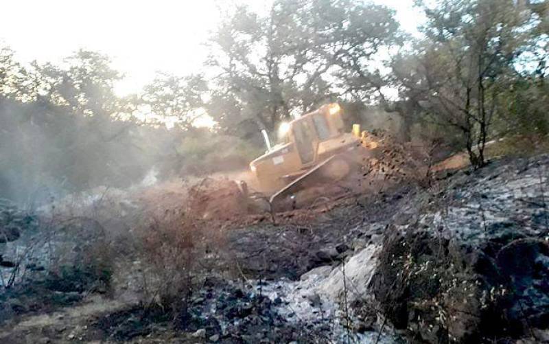 Extinguido el fuego de El Madroño, que ha afectado a 245 hectáreas