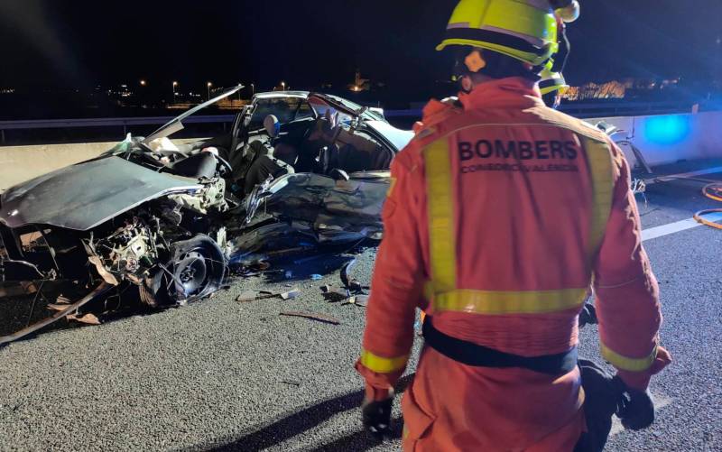 Brutal accidente en Valencia con cinco muertos en la A-7
