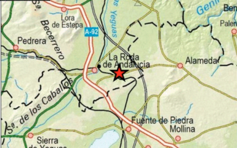 Terremoto de 3,3 grados en La Roda de Andalucía