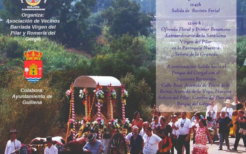 Sábado 12 de octubre, Romería de la Virgen del Pilar en el Parque del Gergal