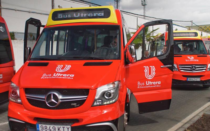 Entra en funcionamiento el nuevo transporte urbano de Utrera con 5 líneas, 11 autobuses y 87 paradas