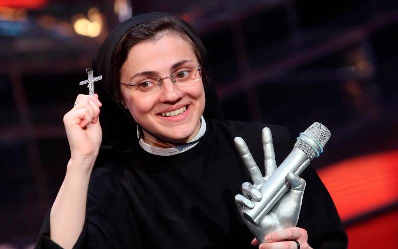 Sorpresiva decisión de la monja que ganó ‘La Voz’ en Italia