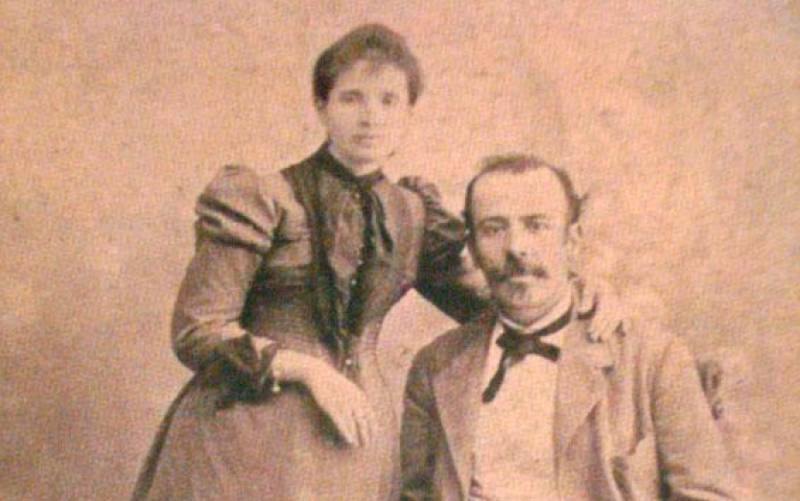 Antonio Machado Álvarez y su esposa Ana Ruiz