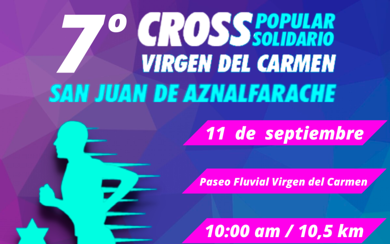 Cross popular solidario Virgen del Carmen en San Juan de Aznalfarache