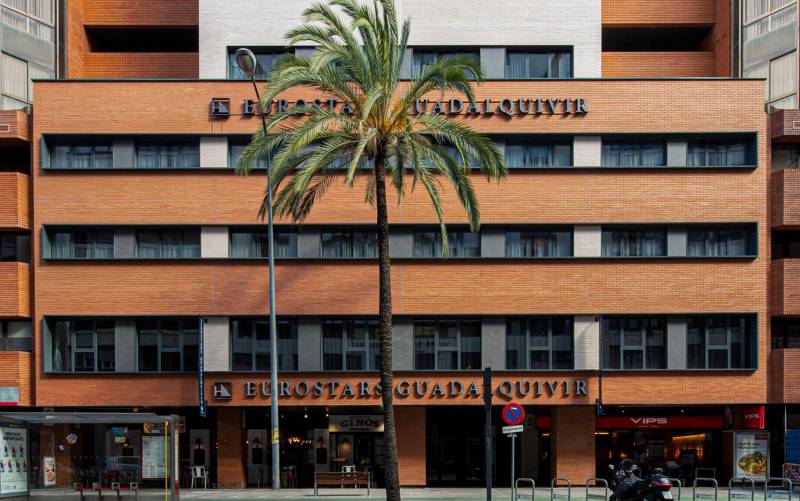 El Hotel Eurostars Guadalquivir.