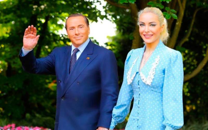 Silvio Berlusconi junto a Marta Fascina. / Instagram