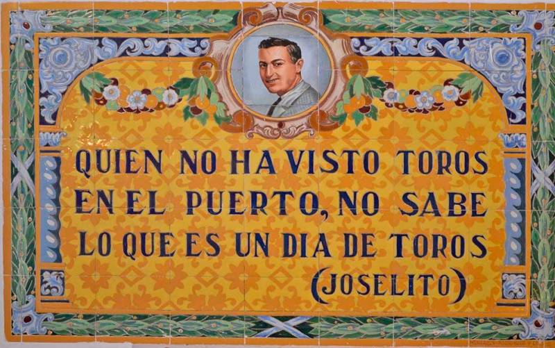 Joselito pronunció esta mítica frase, inmortalizada en el azulejo, durante la Semana Grande de San Sebastián de 1916.