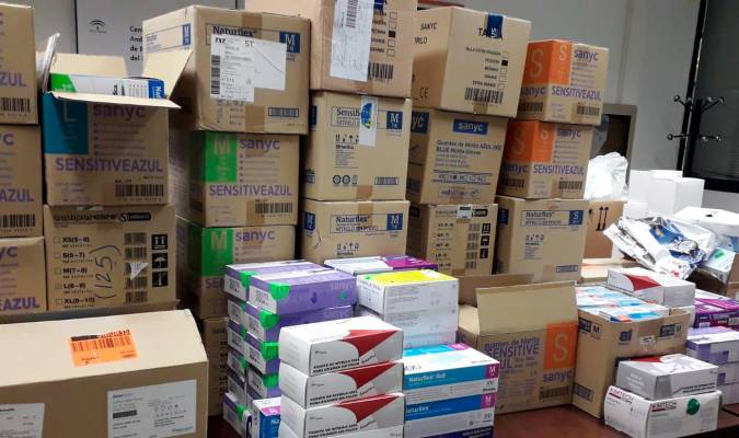 La UPO se suma a las donaciones de material sanitario
