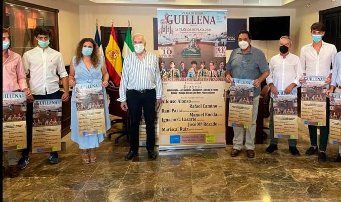 Presentación del cartel de la novillada de la ‘Granada de Plata’ en Guillena.