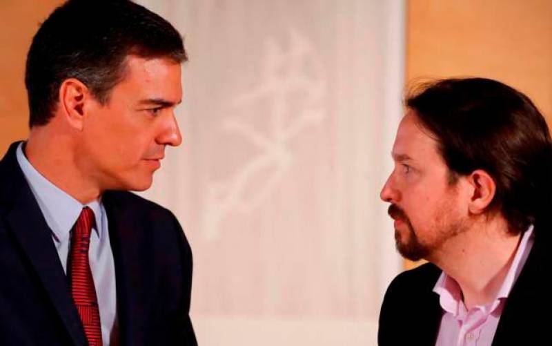 Pedro Sánchez y Pablo Iglesias en una imagen de archivo. / El Correo.