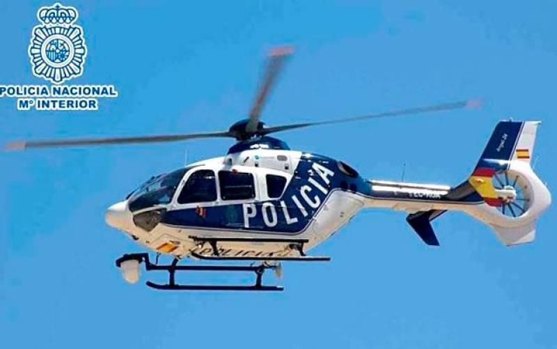 Un helicóptero de la Policía Nacional. / El Correo