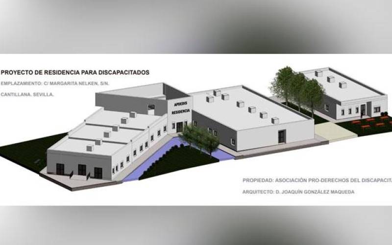 Proyecto del centro residencial y anexo para la formación de la asociación Apdedis de Cantillana. / El Correo