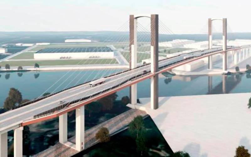 Activados los desvíos por las obras de ampliación del Puente del Centenario