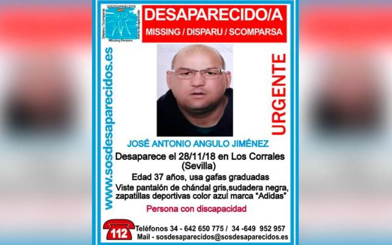Imagen del vecino de Los Corrales desaparecido. / El Correo