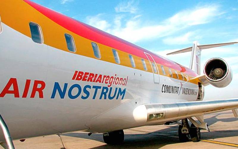 La aerolínea Air Nostrum es una franquicia de Iberia. / El Correo