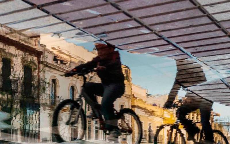Obras para una nueva vía ciclista en la zona norte de Sevilla