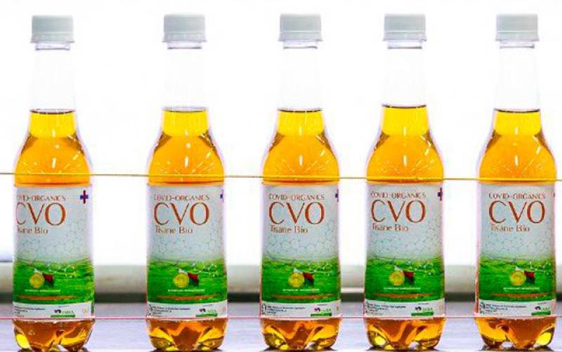 El producto Covid-Organics, comercializado en Madagascar. / El Correo