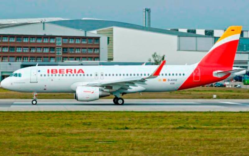 Avión de Iberia en una imagen de archivo. / El Correo.