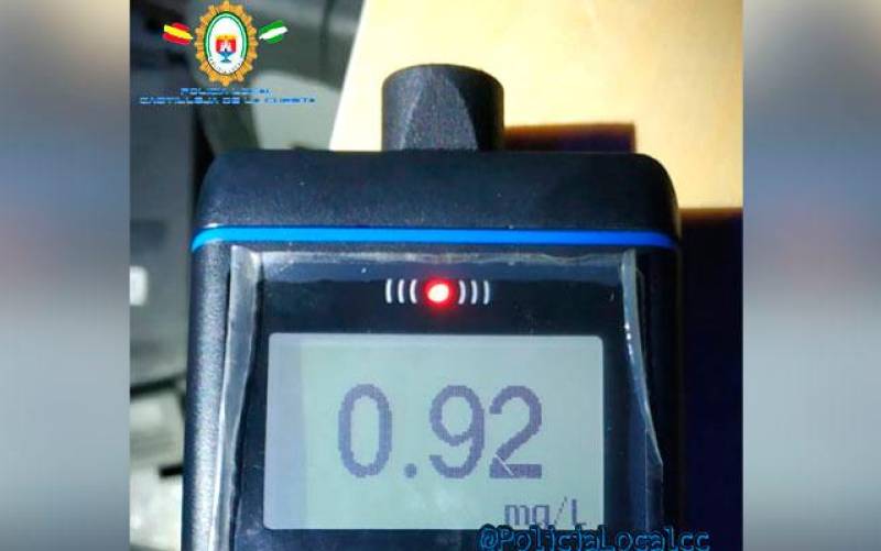 El conductor de vehículo registró una tasa de alcoholemia de 0,92 mg/l. / El Correo