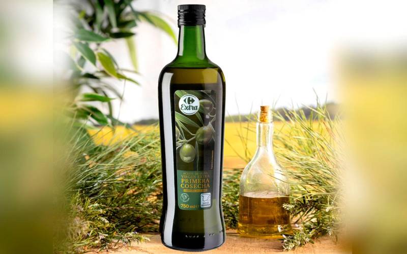 El aceite de oliva virgen extra primera cosecha Carrefour Extra.