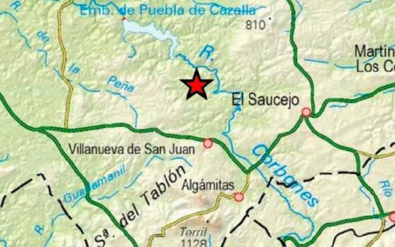 Registrado un terremoto en Villanueva de San Juan