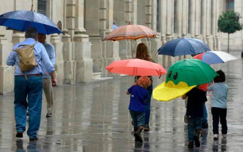 Activado el aviso amarillo por tormentas y lluvias en Sevilla