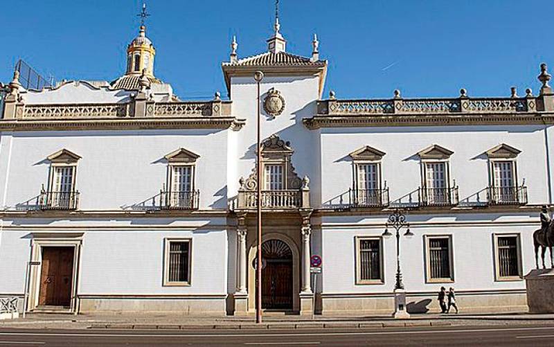 Casa de los Maestrantes en el Paseo de Colón (Sevilla). / El Correo