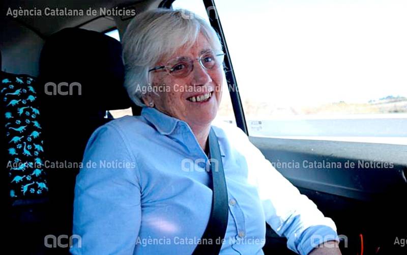 Clara Ponsatí, en su vuelta a España. / ACN