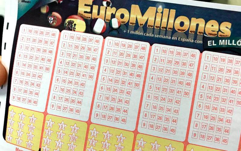 Un boleto del sorteo del Euromillones.