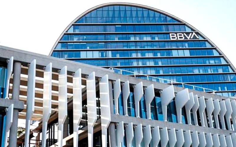 Edificio del BBVA en Madrid. 