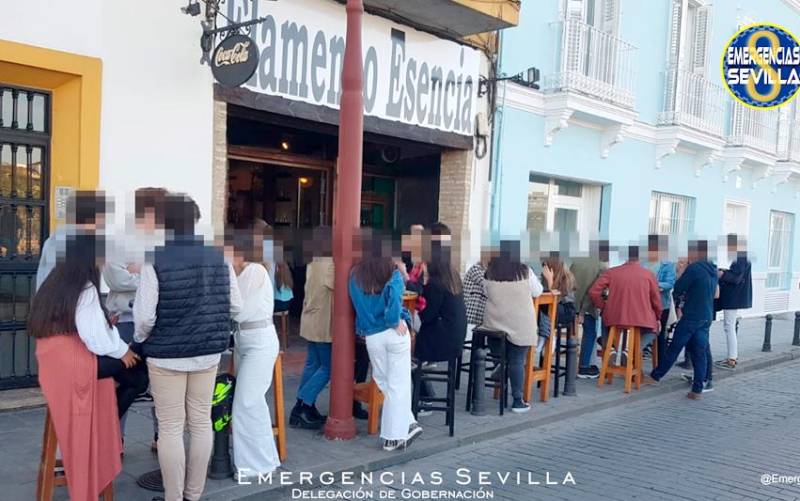 Imagen del local. / Emergencias Sevilla